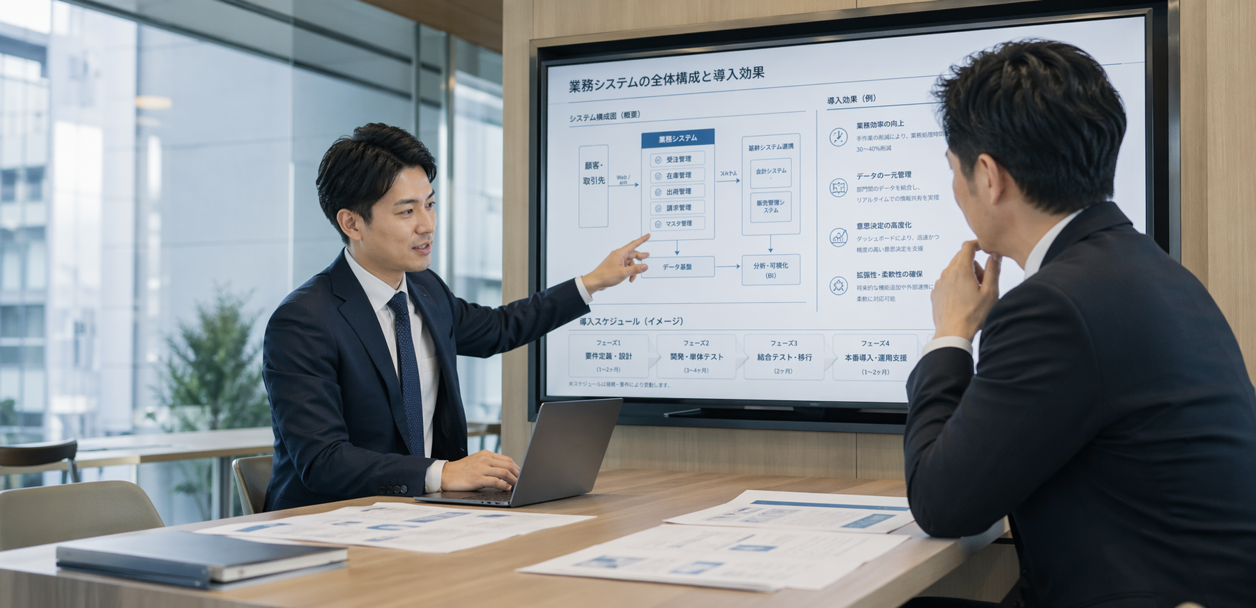 ご相談を伺う様子をイメージした写真